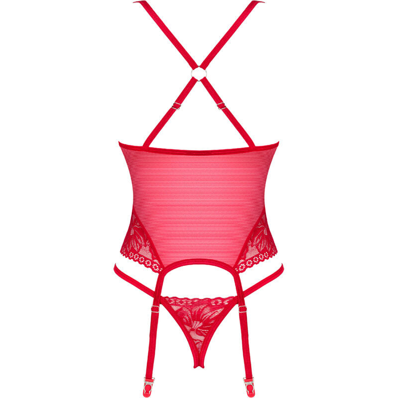 OBSESSIVE - CORSETTO LACELOVE ROSSO XS/S